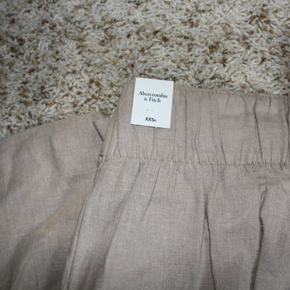 NWT Abercrombie & Fitch Linen Pants - NWT XXS NWT - image 3